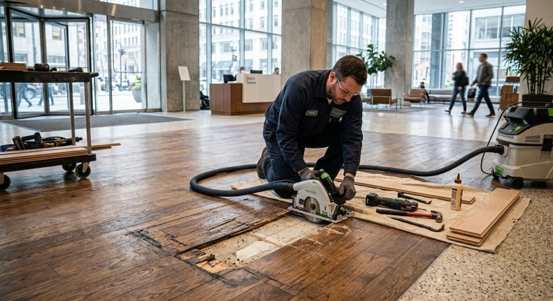 Our team working on Flooring Service projects in New Bedford, MA
