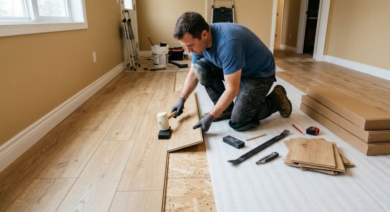Laminate Floor Installation in Warren, RI