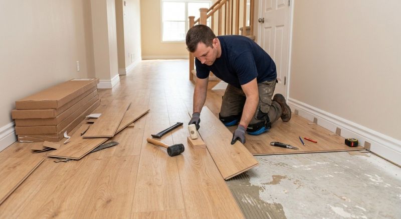 Laminate Floor Remodeling in New Bedford, MA