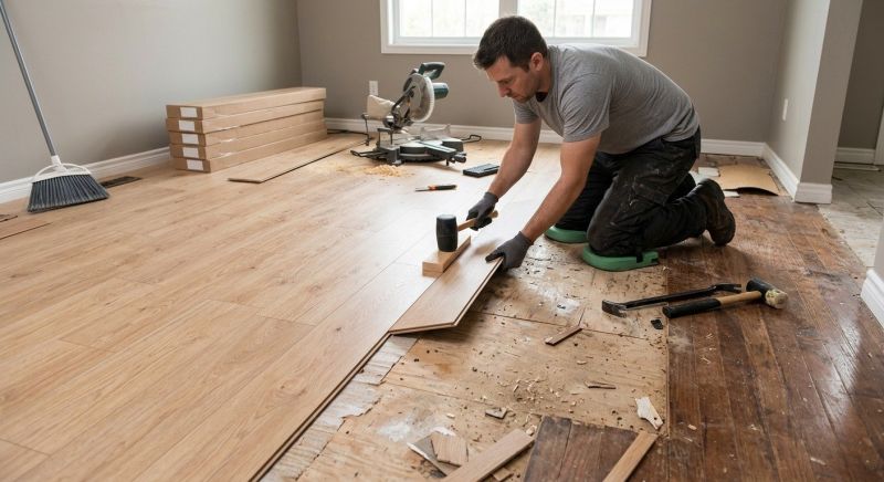 Laminate Floor Replacement in Fairhaven, MA