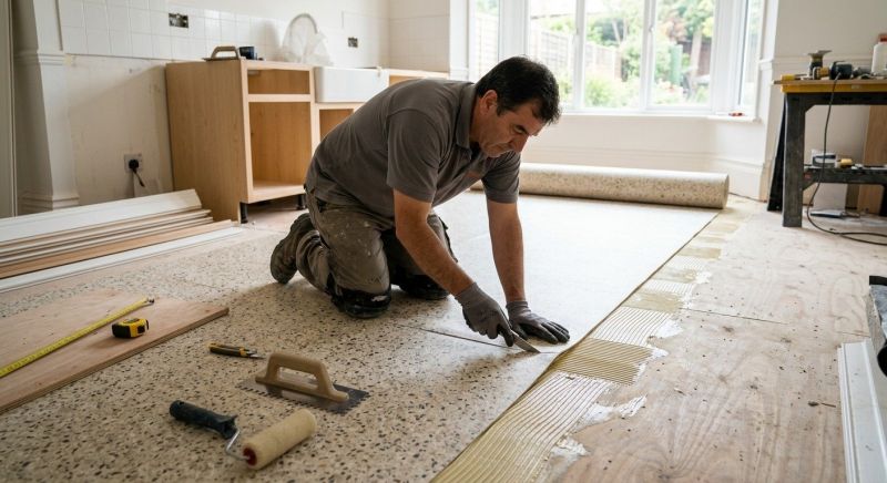 Linoleum Floor Installation in Fairhaven, MA