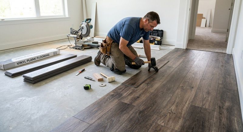 Linoleum Floor Installation in Fall River, MA