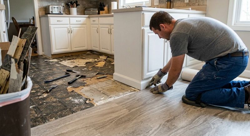 Linoleum Floor Installation in Marion, MA