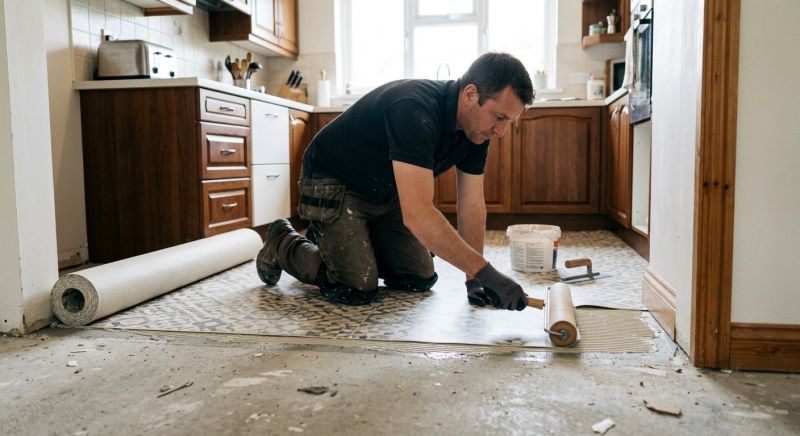 Linoleum Floor Installation in Rochester, MA