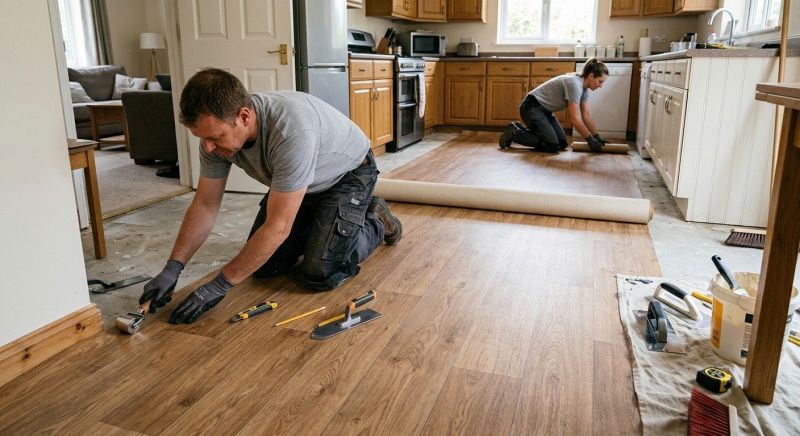 Linoleum Flooring Replacement in New Bedford, MA