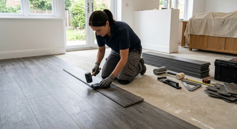 Luxury Vinyl Tile Installation in Berkley, MA