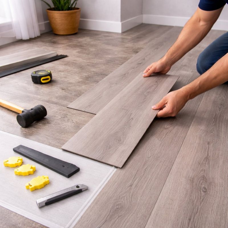 Luxury Vinyl Tile Installation in Somerset, MA