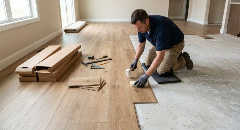 Luxury Vinyl Tile Installation in Swansea, MA