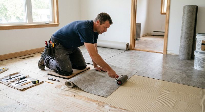 Sheet Flooring Installation in Marion, MA