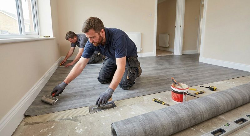Sheet Flooring Installation in Rochester, MA