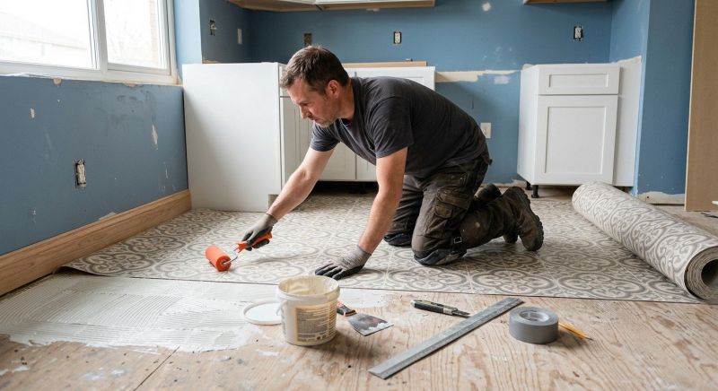 Sheet Flooring Installation in Rochester, MA