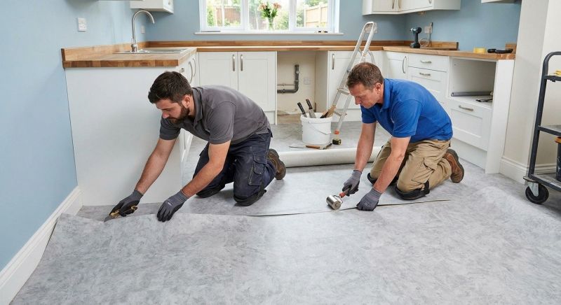 Sheet Linoleum Installation in New Bedford, MA