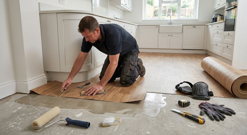 Sheet Linoleum Installation in Middleboro, MA
