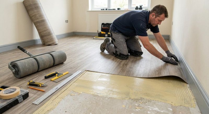 Sheet Vinyl Installation in New Bedford, MA